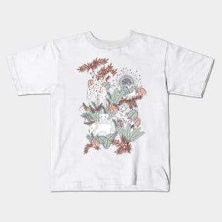 I Spy Wildlife Tropical Terrazzo Safari Kids T-Shirt